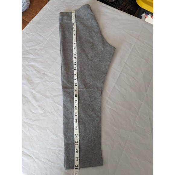 J Jill Women's Size Small Grey Cropped/ Capri Leggings - Picture 8 of 10